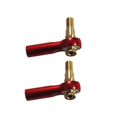 M3 금속 볼 헤드 포지셔닝 풀로드 2mm 타이로드 금속 볼 헤드 서보 링크로드 M3/M2 T 모델 보트 연결 부품, 빨간색