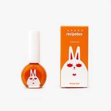 [에스키즈] 레시피박스 아동 주니어 키즈 수성 매니큐어 (트로피컬오렌지), NA-002-TROPICAL ORANGE, 1개