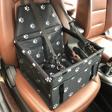 獅子王寵物 寵物汽車安全座椅 貓狗通用 寵物車用墊, 5#黑色爪印【爪印少】, 1個