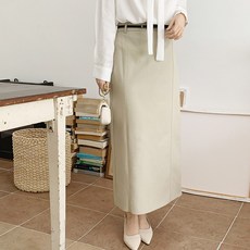 [SML사이즈]여성 하객룩 슬림핏 H라인 스커트 출근룩 데이트룩 격식 오피스룩 롱스커트 스커트 슬림스커트