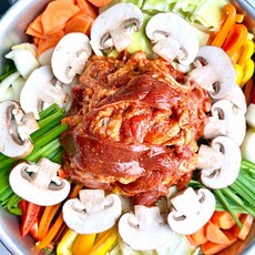 ^야미트리^ 오리주물럭 양념 1등급 유황 오리 불고기, 3) 유황 오리로스 500g 1팩