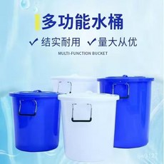 多功能儲水桶 - 結實耐用 家用塑料水桶, 藍