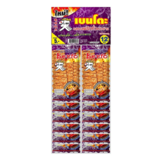 Bento 泰式碳烤香辣魷魚片紫色一串，酥脆香辣，獨立包裝，方便攜帶，聚會零食首選, 4公克, 12個