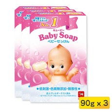 牛乳石鹼 嬰兒皂 - 低刺激無添加 (90g*3入), 1個