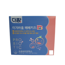 [약국전용] 더팜 이지바울 베베키즈 60포 x 1통 2개월분 50억 CFU 보장 프로바이오틱스 우리아이 장튼튼 장건강 맞춤 특허 유산균, 1개, 60회분