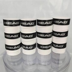 헤드 오버 미끄럼 방지 테니스 라켓 스웨트 밴드 충격 흡수 테이, 12.하얗게 말리다, 1개