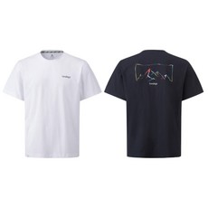 블랙야크 히말라야 공용 마운틴 그래픽 반팔티 기능성 라운드 티셔츠 1BYRTMU910