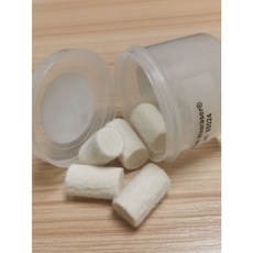 TABER CS-5 CS-7 圓柱形毛氈治具夾, 1個, CS-7毛氈一盒5個