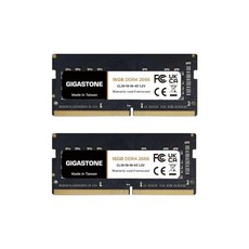 메모리 노트북 전용 DDR4GIGASTONE 16GBx2장 32GB Kit DDR4 2666MHz 2400MHz 또는 2133MHz