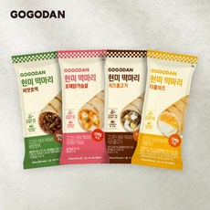 고고단 현미 떡마리 4종 1팩 골라담기, 고고단 현미 떡마리 더블치즈 1팩, 100g