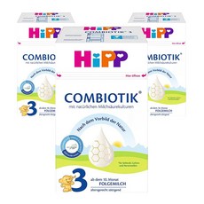 힙 콤비오틱 전분 분유 3단계, 3개, 600g