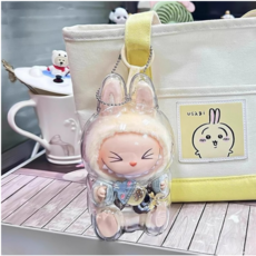 뮤뮤 라부부 전용 투명 인형케이스 보호커버 팝마트, 1개