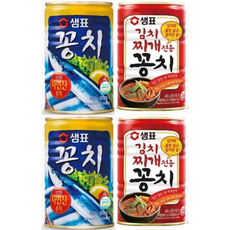 샘표 김치꽁치 + 꽁치, 2세트, 400g