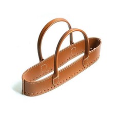 手提帶 同款公文包配件 P家草編包自制材料帶 diy手工包編織真皮手提帶, 1個