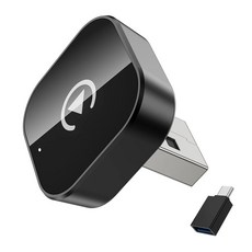 신형 무선 카플레이 이드 오토 어댑터 동글 스마트 미니 박스 플러그 앤 플레이 겸용, 색상: 1. 2in1