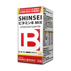 【秉新藥業】新生複方B加強糖衣錠 90粒/180粒 高單位B群 葉酸生物素 B12B6B2 維生素維他命C+E 康富久久, 1個, 90顆