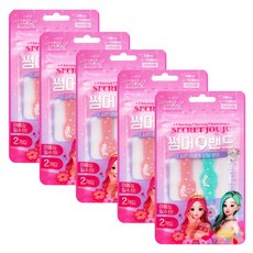 캐릭터 어린이 썸머밴드 팔찌, 시크릿쥬쥬, 5개