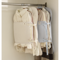 리브온 벽걸이 패브릭 수납포켓 다용도 정리함 걸이형 오거나이저, 1개, 베이지