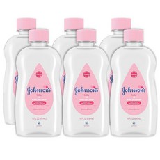 Johnson's Baby 존슨즈 베이비 퓨어 미네랄 오일 오리지널 14 Fl Oz 6개입 수분 손실 방지