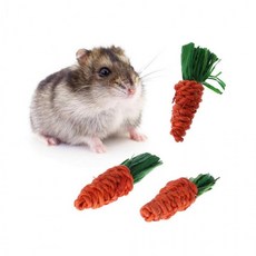 깔끔한 편리한 예쁜 튼튼한 당근장난감 가벼운 햄스터 경량 미니, 햄스터당근 소 DC000974, 1개