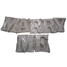 MARRY ME 字母燈組, 粉色心+紅色心 共2個 (含電池)