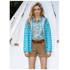 WILDLAND 女 700FP 連帽輕羽絨衣 附收納袋