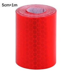 3M/1M 자동차 반사 테이프 안전 경고 스티커 반사판 보호 스트립 필름 트럭 오토바이, Red