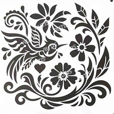 ST-CU2-0157型染版-蝶古巴特diy-簍空模板-塗鴉模版-繪畫模版, 1個, ST-CU2-0157