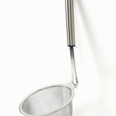 스텐육수망 물기제거국자 차잎거름망 차우림망, 1개