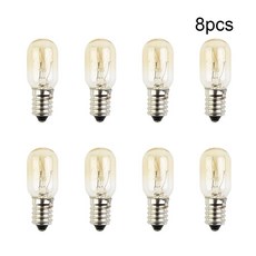 1/4/8PCS E14 소금 램프 글로브 15W 빈티지 AC220V 냉장고 백열 교체 전구 오븐 240V, [03] 8PCS, 1개
