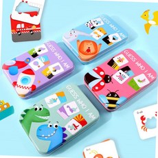 영어 기초 그림 퍼즐 세트 1p 유아 알파벳 카드 놀이 영어교구 영어장난감, 과일, 과일, 과일