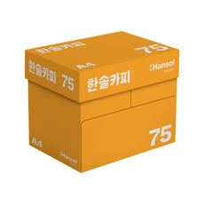 한솔제지 복사용지 75g, A4 (2500개), 1박스