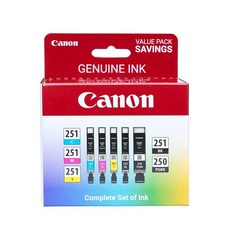 캐논 PGI-250/ CLI-251 5색 아마존 팩, 캐논 PGI-250/ CLI-251 5색 아마존 팩 1, 1개