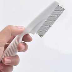 눈꼽빗 미니빗강아지 얼굴용 슬리커 참빗 콤세트, 강아지눈꼽빗