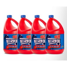 백광 트래펑 배수구세정제, 4L, 12개