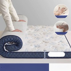 접이식 토퍼 싱글, 1cm, 9cm 레터 베어