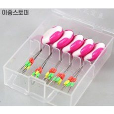 주한피싱 이중스토퍼 찌 멈춤 스토퍼 찌 스토퍼 낚싯줄 손상 방지 스토퍼 촘촘한 스토퍼 한포장 30알, M