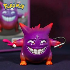 神奇寶貝 寵物小精靈 搞怪公仔手辦模型，趣味車載擺件優質雕像，多款造型任你選, 1個, 猥瑣耿鬼