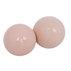 아이워너 소프트 필라테스 토닝볼 0.5KG 2개 SET, 1세트, 샌디로즈색