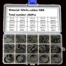 NBRVMQ 자동차용 O링 내식성 오일씰 검정색 니트릴 고무 O링 켓 실리콘 링 CS 1.93.1mm 외경 630mm, 02 Nitrile rubber Ring, [02] Nitrile rubber Ring