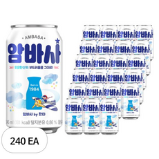 환타 밀크소다 구 암바사 345ml, 240개
