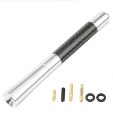 자동차 숏 라디오 안테나 카본 파이버 블랙 루프 메탈 수신, 1. Sliver 12cm