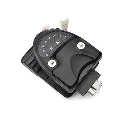 캠핑카 도어락 비밀번호 키 손잡이 문 튜닝 탑차 부품, 원격제어 비밀번호 도어록 35mm (지문없음), 1개