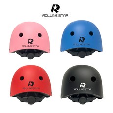 [롤링스타] 롤러 인라인 스케이트보드 자전거 킥보드 헬맷, 핑크, 1개