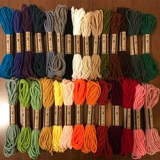 [이브닝메종] 펀치니들 굵은 실 39가지 9m, 43, 1개