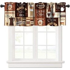 Llylumty 봄 여름 꿀벌 난쟁이 데이지 꽃무늬 주방 커튼 밸런스 블랙 화이트 버팔로 격자무늬 짧은 창문 장식 농가 벌집 거실 침실 335485