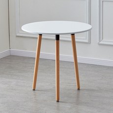 SPF北歐風餐桌 穩固不搖晃 洽談桌 會客桌 茶几, 白色