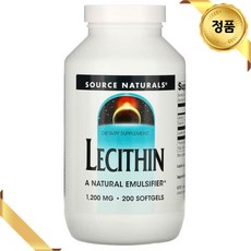 소스내츄럴스 레시틴 1200mg 소프트젤, 1개, 200정