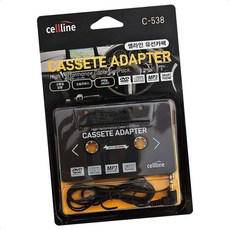 유선카팩스마트폰 카오디오연결 셀라인 유선카팩 C-538 카세트형 4채널 스마트폰 mp3