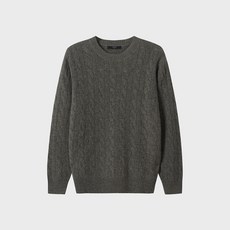 매장정품 탑텐 TOPTEN 남성) 퍼펙트 램스울 케이블 스웨터_MSE4ER1922 MSE4ER1922 134919